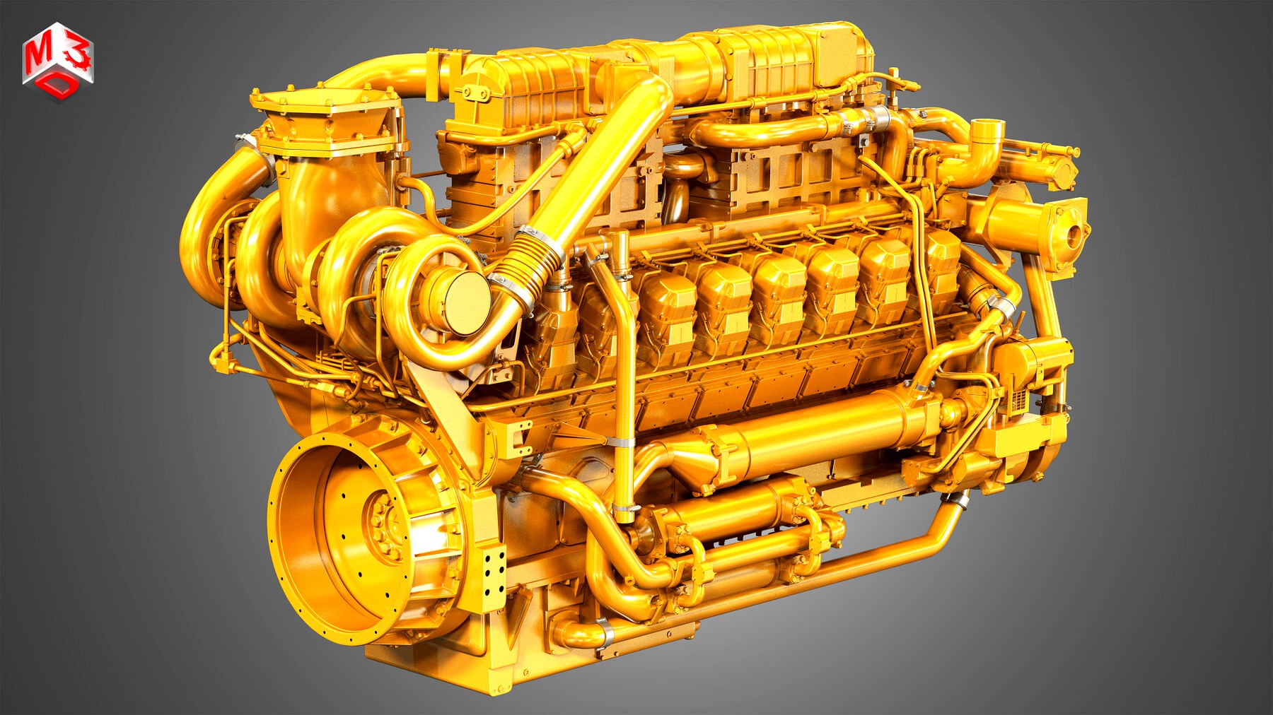 3516C HD Engine - V16 Industrial Diesel Engine