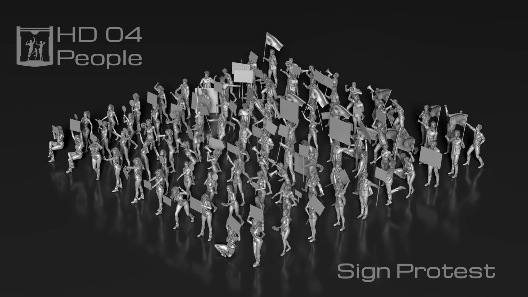 HD People 04 Sign Protest