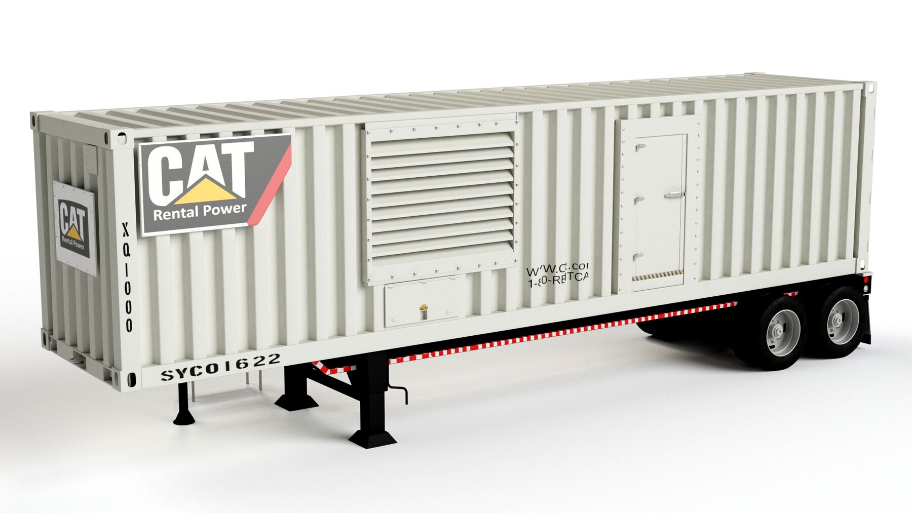 Mobile Generator Rental Caterpillar XQ 1000 3D model