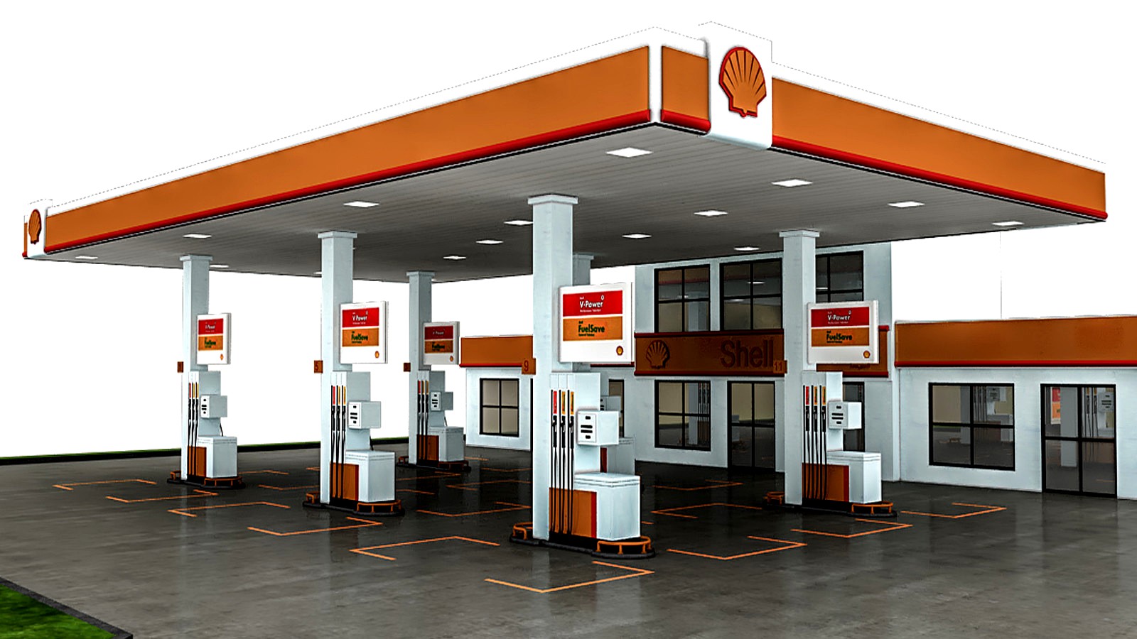 3D Gas Station