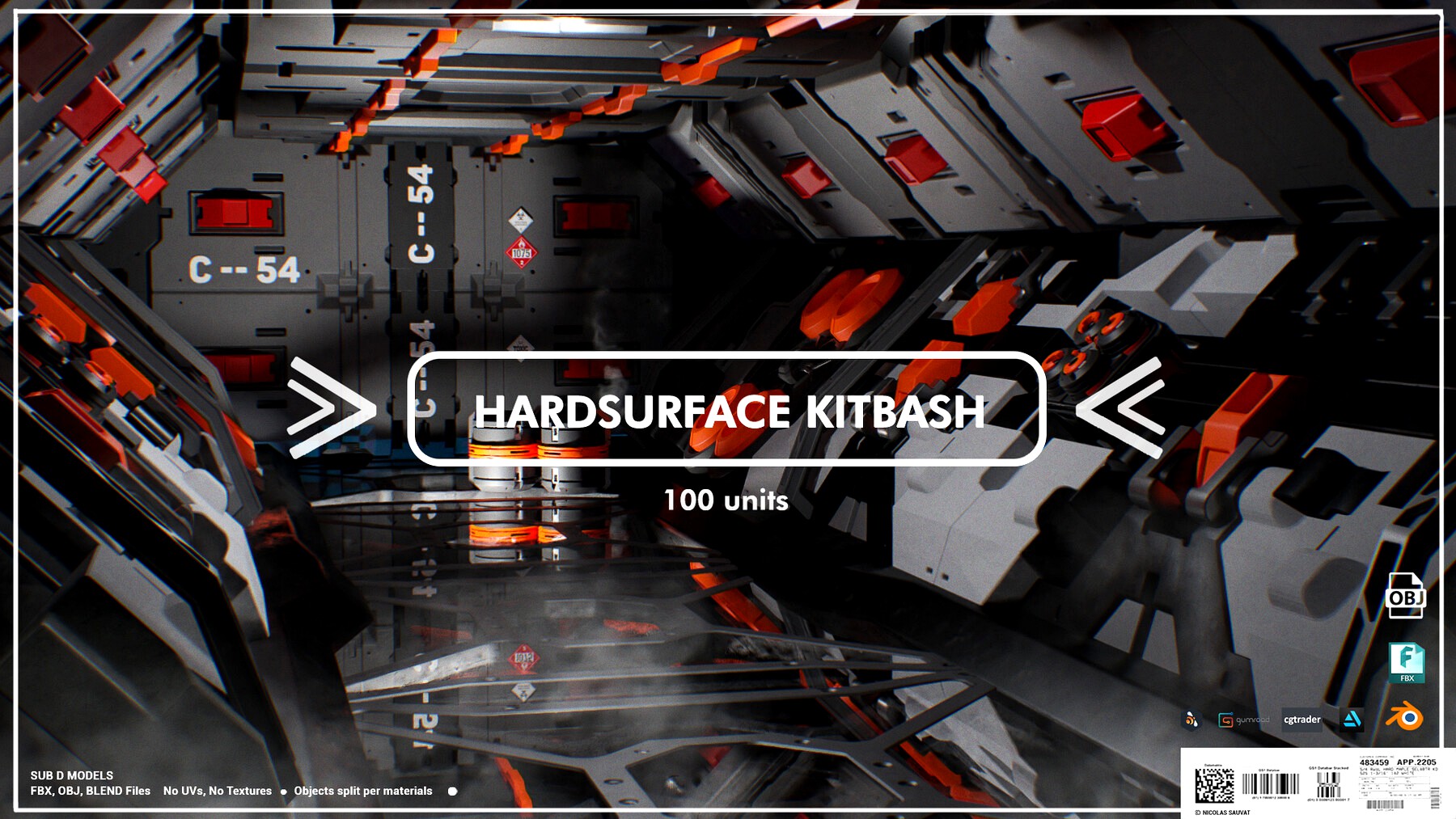 Hardsurface Kitbash Set