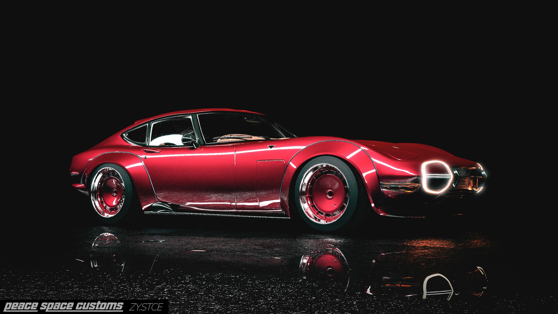 Toyota 2000GT Reimagined 3D model