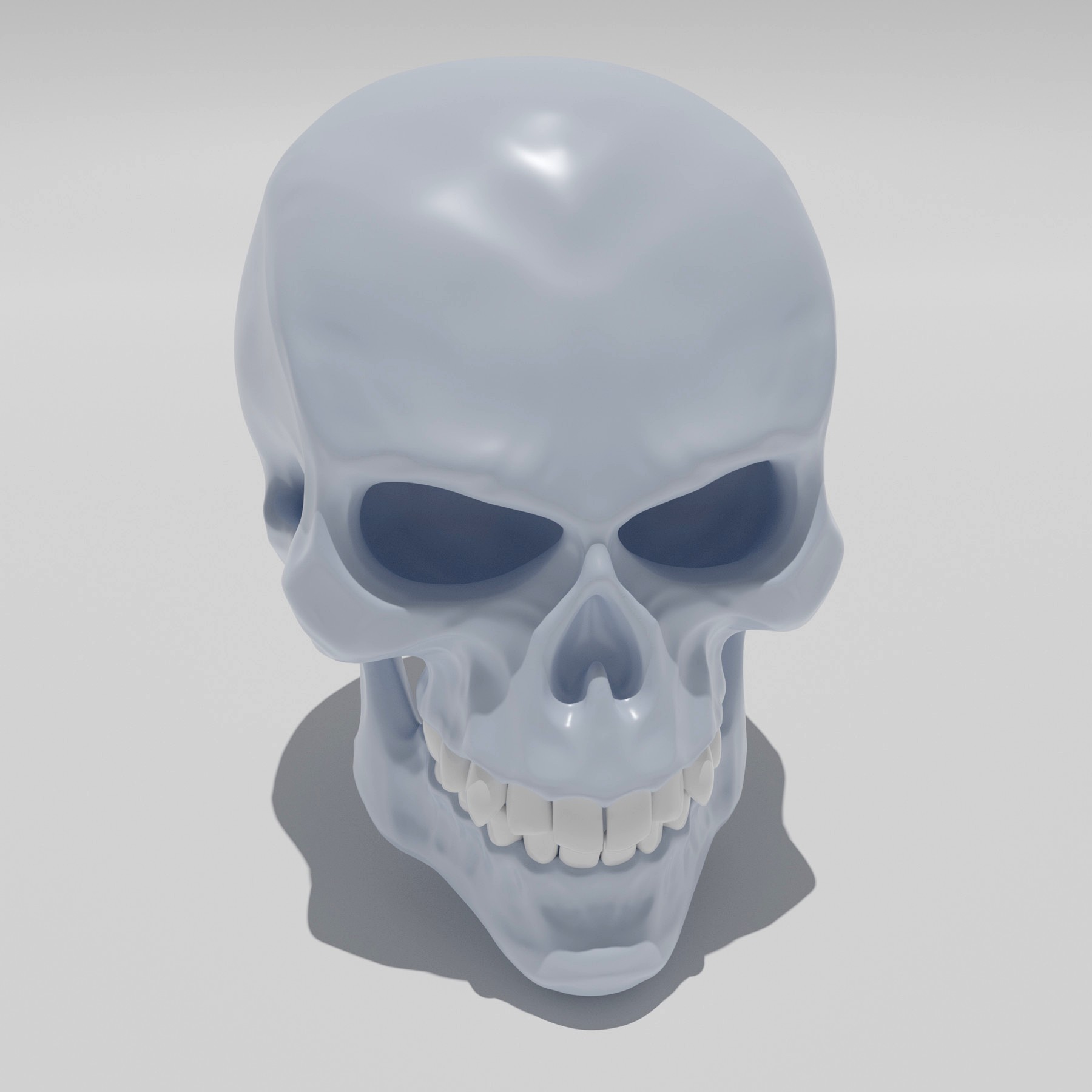 stylized skull