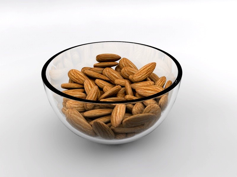 Almond 3D Model