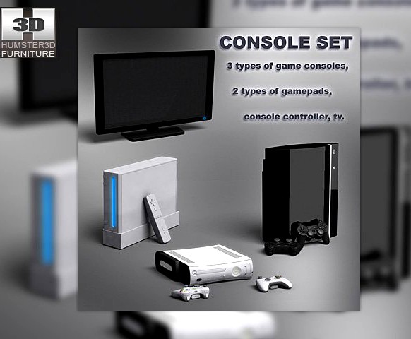 Console set 3D Model
