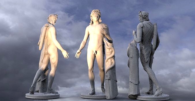 Apollo Greek Sun God sculpture 2