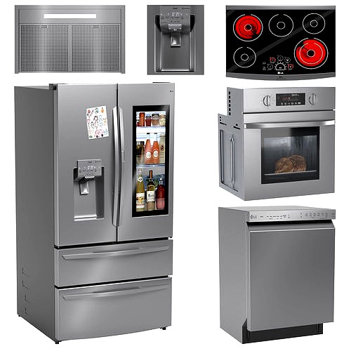 LG kitchen appliances set