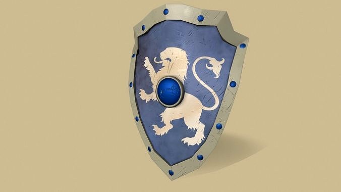 Medieval 3D Shield