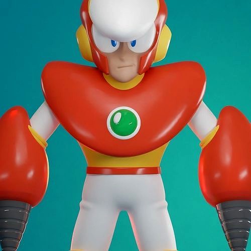CRASH MAN rock man Megaman famicom 8bit