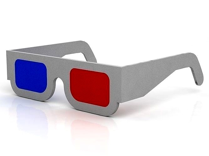 3D Glasses 3D model