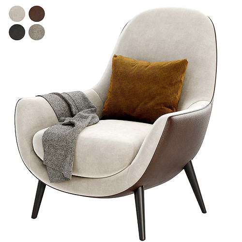 poltrone mad queen high back armchair by Poliform