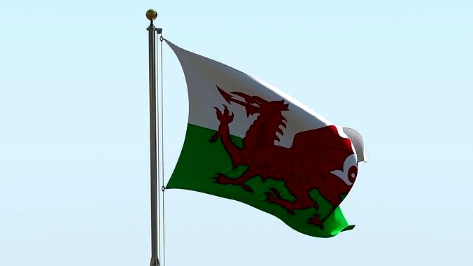 Animated Wales Flag