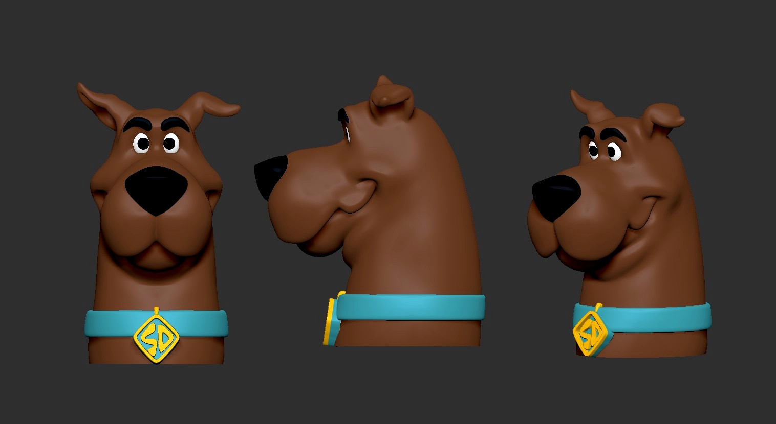 Scooby Head STL for 3Dprint model