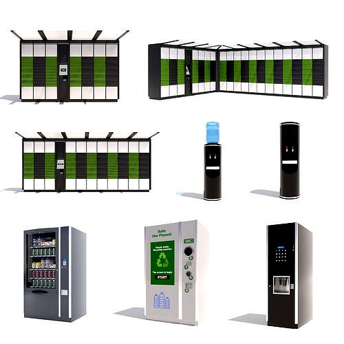 Vending Machines and Parcel Lockers Pack