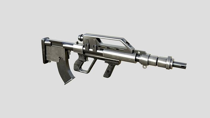 M64C machine Gun - 3D Low-poly game ready Model