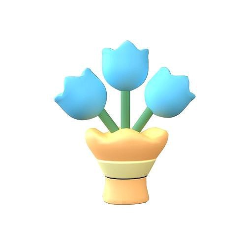 Flower Bouquet Icon v1 005