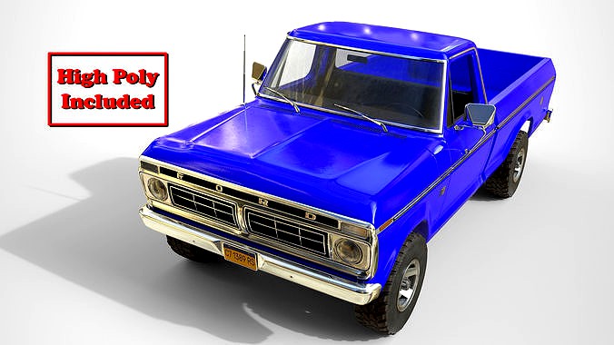 Ford F100 1976 New Blue