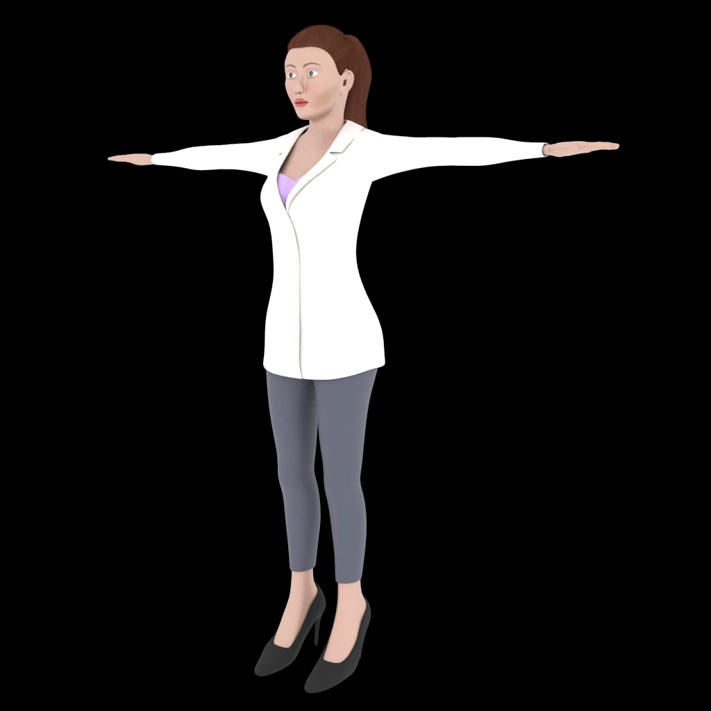 Lab Assistant 3D model