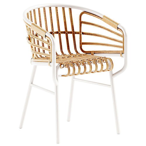 Raphia Rattan Chair by Casamania and Horm