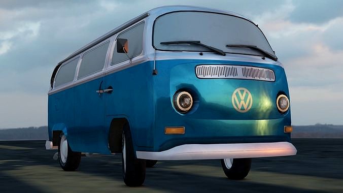 BUS GAME READY 3D MODEL