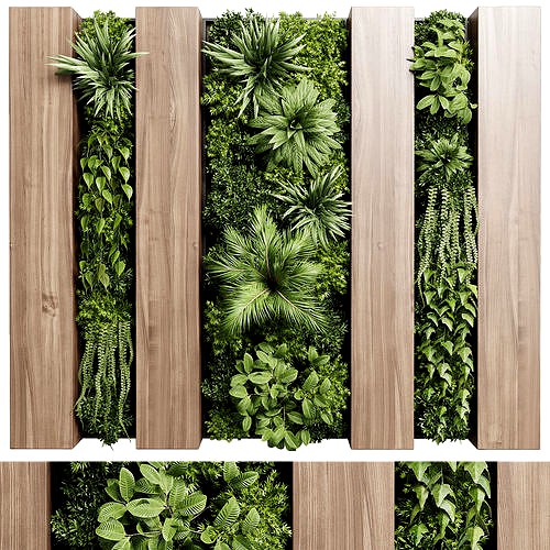 Vertical graden wall decor box