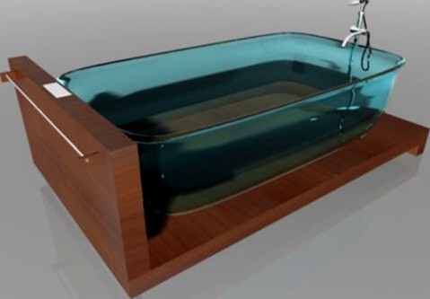 Bath Nova Glass 3D Model