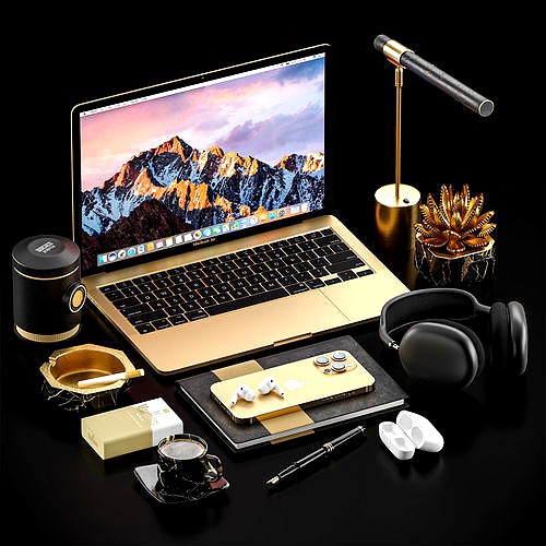 Apple Set Work Setup Work Space