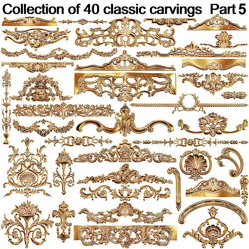 Collection of 40 classic carvings Part 5