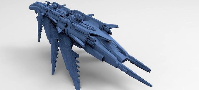 Sci-Fi Insectoid ship base 5