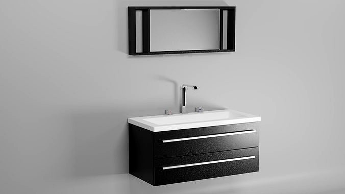 ALMERIA Floating Bathroom Vanity Set by Beliani