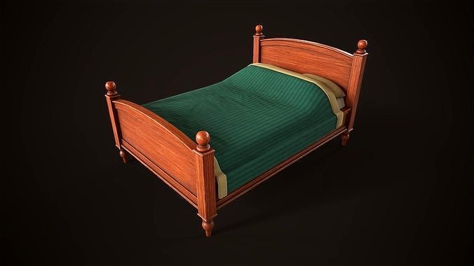 Vintage double bed