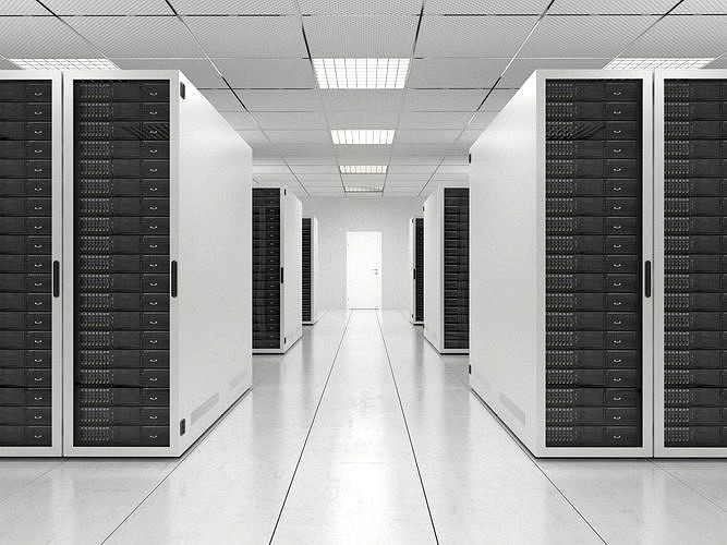 White Server Room