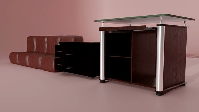 Simple Table and Sofa set