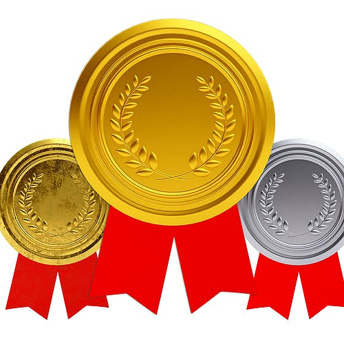 Ribbon medal 3dmodel