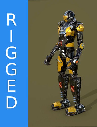 Detla Mech highpoly Robot