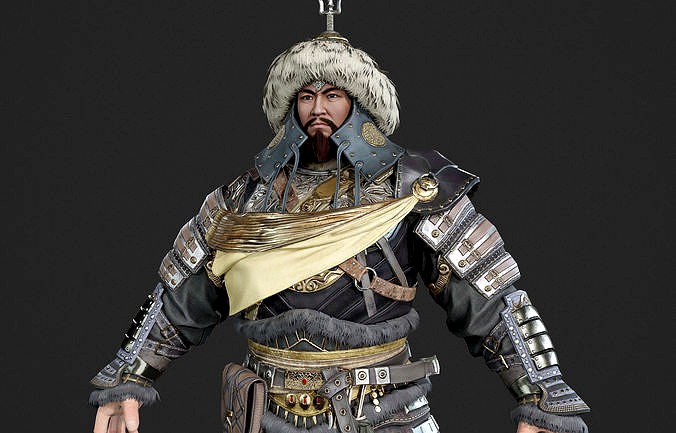 Mongolian Khan Mongol King general cavalryman knight