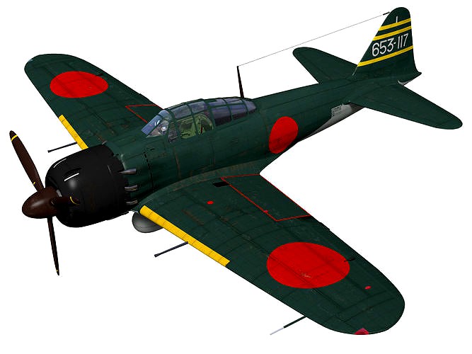 A6M5 Zero fighter Type 52