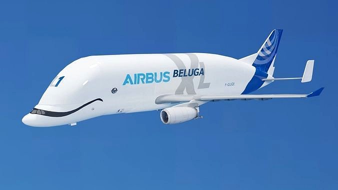 ANIMATED AIRBUS BELUGA XL