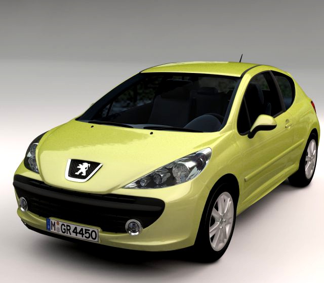 PEUGEOT 207 3D Model