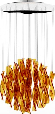 Axo lite aura suspension orange 3D Model