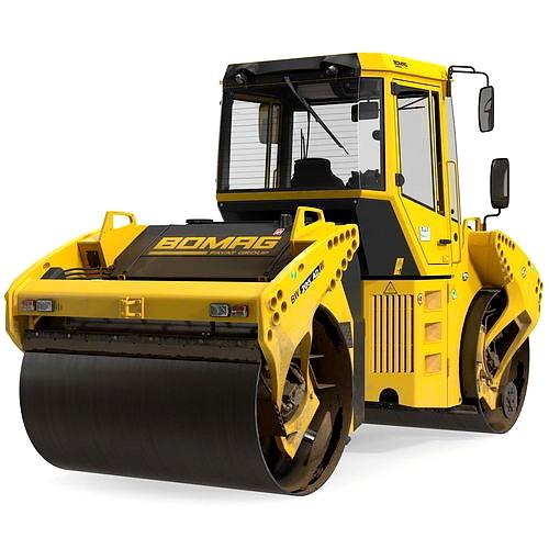 Bomag BW 205 AD4 Articulated Tandem Roller Dusty