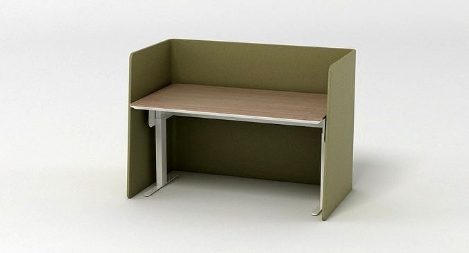 Office Desk in Cubicle