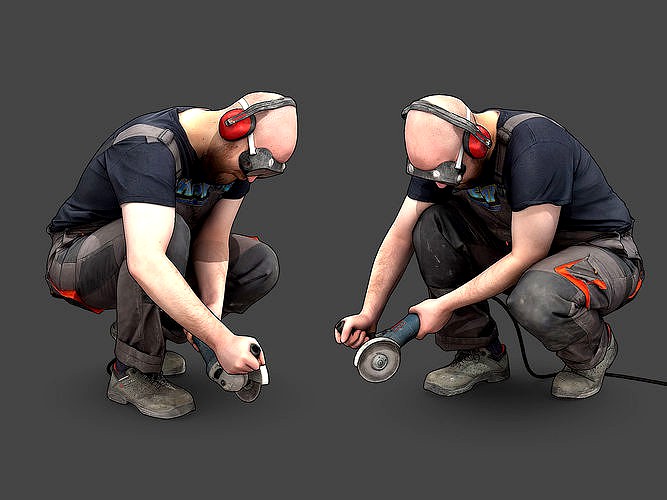 Stylized Construction Worker