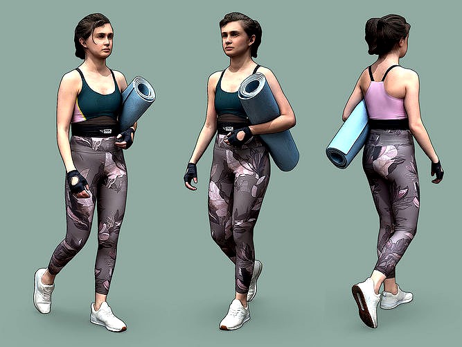 Stylized Fitness Character