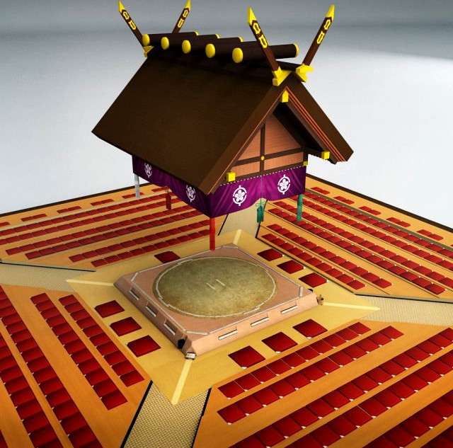 Sumo arena 3D Model