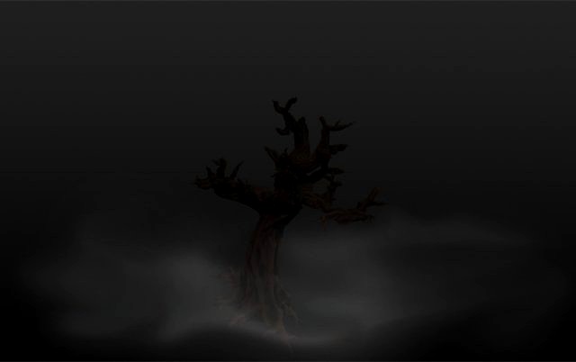 Creepy tree driftwood 3 3D Model