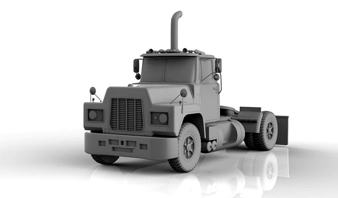Mack 1984 Single Axle R | 3D