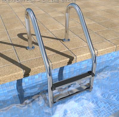 Pool Ladder 00 3D Model