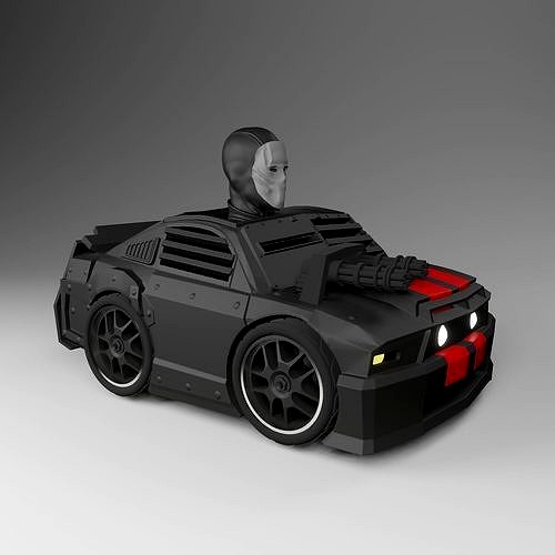 Death Race Car  CHIBICAR No39 | 3D