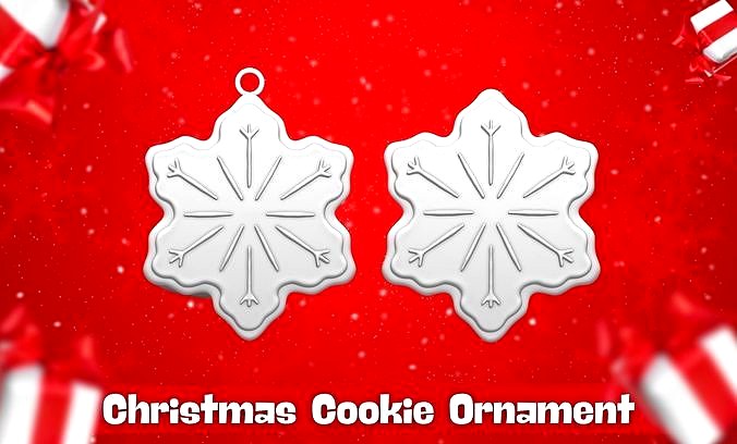 Christmas Cookie Ornament - Pendant -  Christmas Tree 3 | 3D